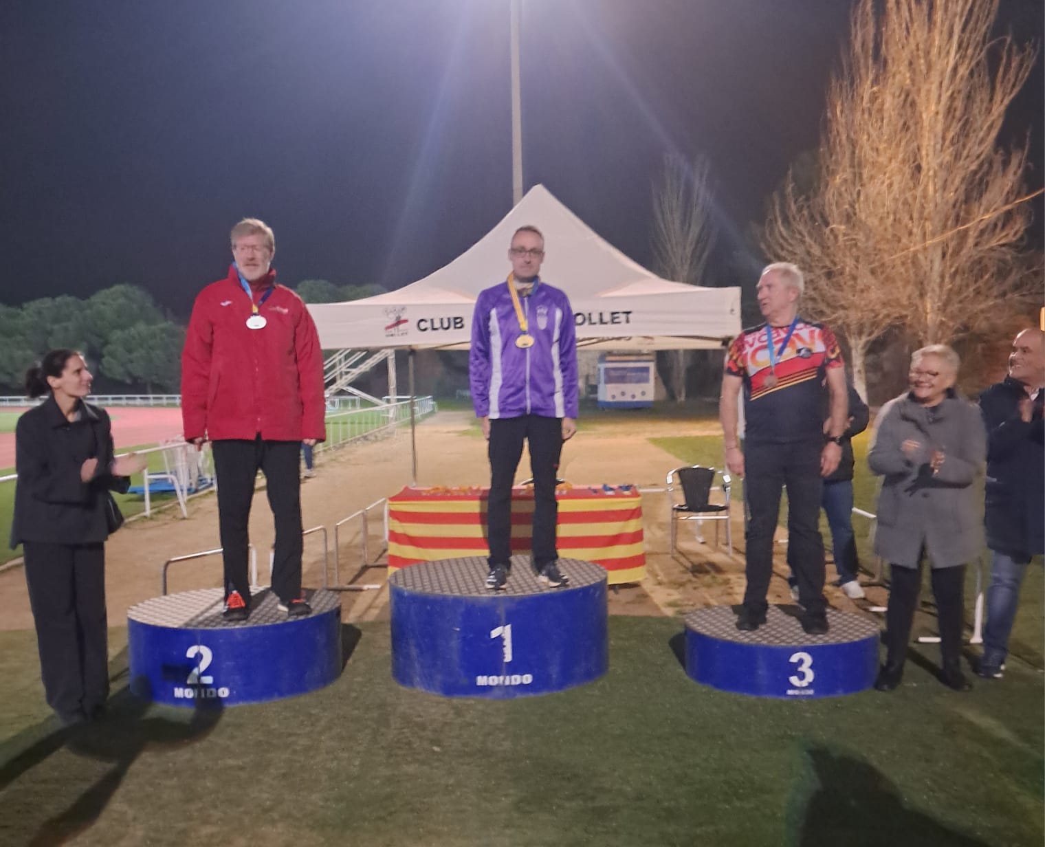 Fernando Flores es proclama campió del Campionat de Catalunya de 10.000 metres marxa